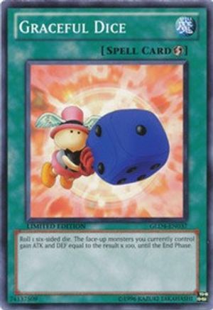 Graceful Dice (GLD4-EN037) - Gold Series 4: Pyramids Edition Limited Gold Series 4: Pyramids Edition Yugioh Single  Squirtle Squad Card Shop.