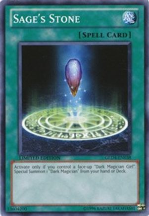 Sage's Stone (GLD4-EN038) - Gold Series 4: Pyramids Edition Limited Gold Series 4: Pyramids Edition Yugioh Single  Squirtle Squad Card Shop.