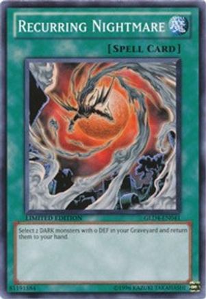 Recurring Nightmare (GLD4-EN041) - Gold Series 4: Pyramids Edition Limited Gold Series 4: Pyramids Edition Yugioh Single  Squirtle Squad Card Shop.