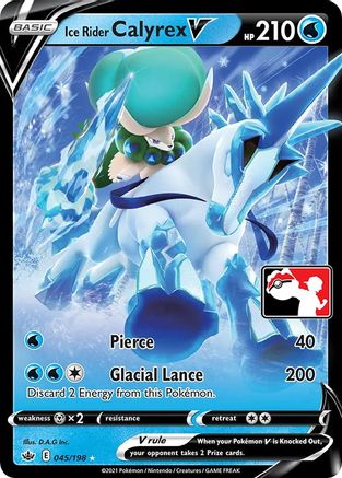 Ice Rider Calyrex V  - Holofoil Prize Pack Series Cards - Ultra Rare Prize Pack Series Cards Pokemon Single  Squirtle Squad Card Shop.