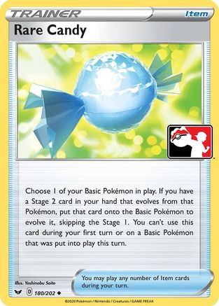 Rare Candy - 180/202/202  - Holofoil Prize Pack Series Cards - Uncommon Prize Pack Series Cards Pokemon Single  Squirtle Squad Card Shop.