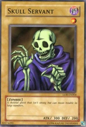 Skull Servant (LOB-EN004) - Legend of Blue Eyes White Dragon (Worldwide English) Unlimited Legend of Blue Eyes White Dragon (Worldwide English) Yugioh Single  Squirtle Squad Card Shop.