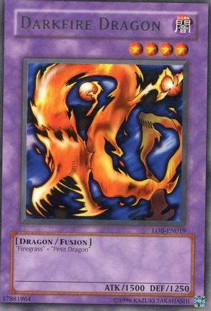 Darkfire Dragon (LOB-EN019) - Legend of Blue Eyes White Dragon (Worldwide English) Unlimited Legend of Blue Eyes White Dragon (Worldwide English) Yugioh Single  Squirtle Squad Card Shop.