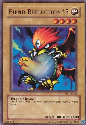 Fiend Reflection #2 (LOB-EN021) - Legend of Blue Eyes White Dragon (Worldwide English) Unlimited Legend of Blue Eyes White Dragon (Worldwide English) Yugioh Single  Squirtle Squad Card Shop.