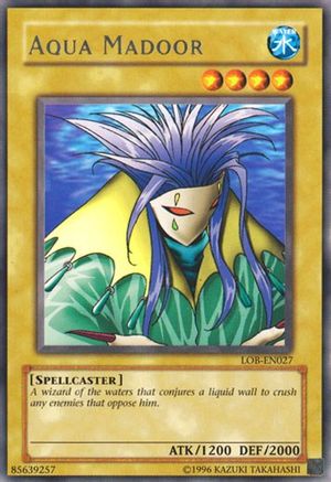 Aqua Madoor (LOB-EN027) - Legend of Blue Eyes White Dragon (Worldwide English) Unlimited Legend of Blue Eyes White Dragon (Worldwide English) Yugioh Single  Squirtle Squad Card Shop.