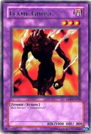 Flame Ghost (LOB-EN029) - Legend of Blue Eyes White Dragon (Worldwide English) Unlimited Legend of Blue Eyes White Dragon (Worldwide English) Yugioh Single  Squirtle Squad Card Shop.