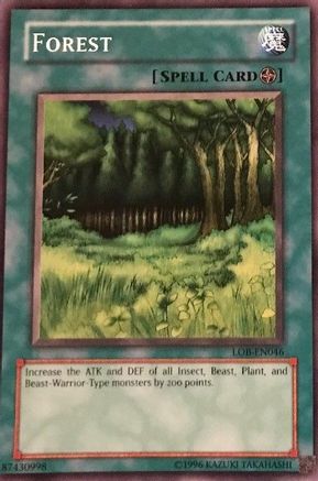 Forest (LOB-EN046) - Legend of Blue Eyes White Dragon (Worldwide English) Unlimited Legend of Blue Eyes White Dragon (Worldwide English) Yugioh Single  Squirtle Squad Card Shop.
