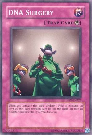 DNA Surgery (PSV-EN026) - Pharaoh's Servant (Worldwide English) Unlimited Pharaoh's Servant (Worldwide English) Yugioh Single  Squirtle Squad Card Shop.