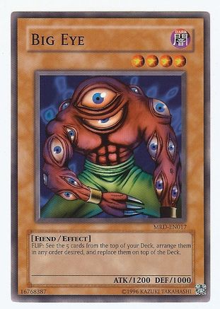 Big Eye (MRD-EN017) - Metal Raiders (Worldwide English) Unlimited Metal Raiders (Worldwide English) Yugioh Single  Squirtle Squad Card Shop.