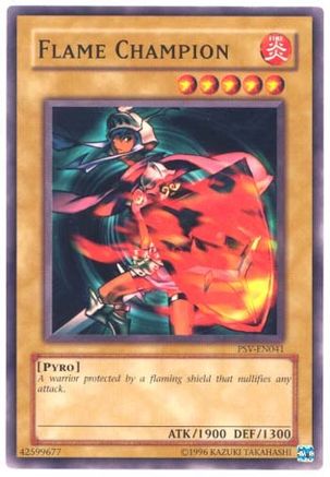 Flame Champion (PSV-EN041) - Pharaoh's Servant (Worldwide English) Unlimited Pharaoh's Servant (Worldwide English) Yugioh Single  Squirtle Squad Card Shop.