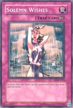 Solemn Wishes (PSV-EN055) - Pharaoh's Servant (Worldwide English) Unlimited Pharaoh's Servant (Worldwide English) Yugioh Single  Squirtle Squad Card Shop.