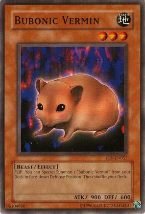 Bubonic Vermin (PSV-EN057) - Pharaoh's Servant (Worldwide English) Unlimited Pharaoh's Servant (Worldwide English) Yugioh Single  Squirtle Squad Card Shop.