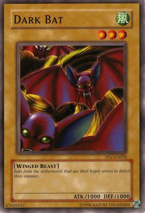 Dark Bat (PSV-EN058) - Pharaoh's Servant (Worldwide English) Unlimited Pharaoh's Servant (Worldwide English) Yugioh Single  Squirtle Squad Card Shop.