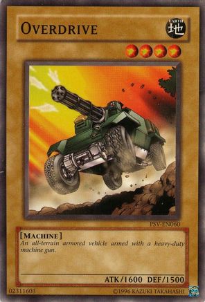Overdrive (PSV-EN060) - Pharaoh's Servant (Worldwide English) Unlimited Pharaoh's Servant (Worldwide English) Yugioh Single  Squirtle Squad Card Shop.