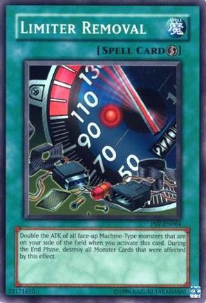 Limiter Removal (PSV-EN064) - Pharaoh's Servant (Worldwide English) Unlimited Pharaoh's Servant (Worldwide English) Yugioh Single  Squirtle Squad Card Shop.