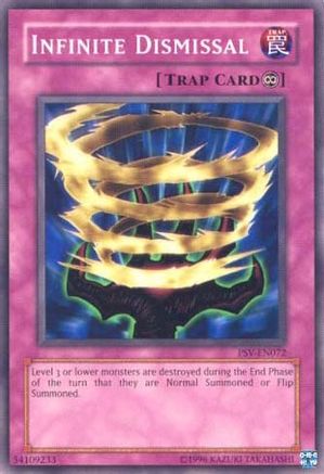 Infinite Dismissal (PSV-EN072) - Pharaoh's Servant (Worldwide English) Unlimited Pharaoh's Servant (Worldwide English) Yugioh Single  Squirtle Squad Card Shop.