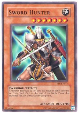 Sword Hunter (PSV-EN077) - Pharaoh's Servant (Worldwide English) Unlimited Pharaoh's Servant (Worldwide English) Yugioh Single  Squirtle Squad Card Shop.