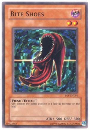 Bite Shoes (PSV-EN080) - Pharaoh's Servant (Worldwide English) Unlimited Pharaoh's Servant (Worldwide English) Yugioh Single  Squirtle Squad Card Shop.