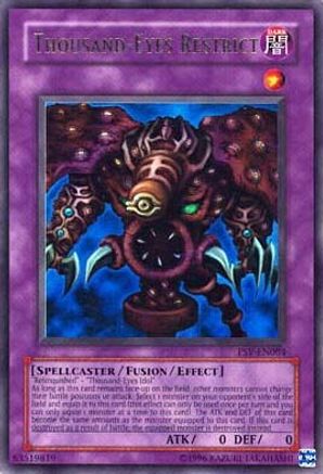 Thousand-Eyes Restrict (PSV-EN084) - Pharaoh's Servant (Worldwide English) Unlimited Pharaoh's Servant (Worldwide English) Yugioh Single  Squirtle Squad Card Shop.