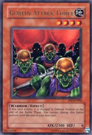 Goblin Attack Force (PSV-EN094) - Pharaoh's Servant (Worldwide English) Unlimited Pharaoh's Servant (Worldwide English) Yugioh Single  Squirtle Squad Card Shop.