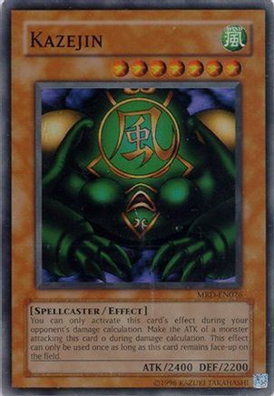 Kazejin (MRD-EN026) - Metal Raiders (Worldwide English) Unlimited Metal Raiders (Worldwide English) Yugioh Single  Squirtle Squad Card Shop.