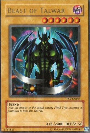 Beast of Talwar (PSV-EN103) - Pharaoh's Servant (Worldwide English) Unlimited Pharaoh's Servant (Worldwide English) Yugioh Single  Squirtle Squad Card Shop.