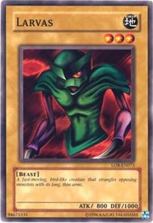 Larvas (LOB-EN073) - Legend of Blue Eyes White Dragon (Worldwide English) Unlimited Legend of Blue Eyes White Dragon (Worldwide English) Yugioh Single  Squirtle Squad Card Shop.