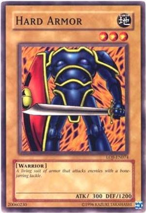 Hard Armor (LOB-EN074) - Legend of Blue Eyes White Dragon (Worldwide English) Unlimited Legend of Blue Eyes White Dragon (Worldwide English) Yugioh Single  Squirtle Squad Card Shop.