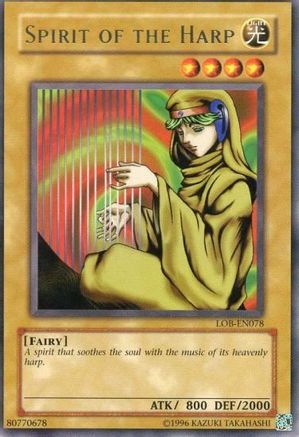 Spirit of the Harp (LOB-EN078) - Legend of Blue Eyes White Dragon (Worldwide English) Unlimited Legend of Blue Eyes White Dragon (Worldwide English) Yugioh Single  Squirtle Squad Card Shop.