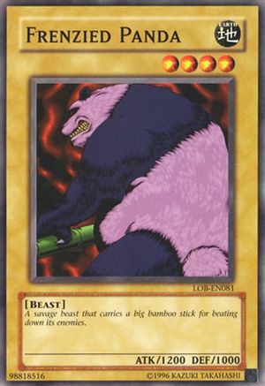 Frenzied Panda (LOB-EN081) - Legend of Blue Eyes White Dragon (Worldwide English) Unlimited Legend of Blue Eyes White Dragon (Worldwide English) Yugioh Single  Squirtle Squad Card Shop.