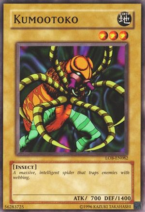 Kumootoko (LOB-EN082) - Legend of Blue Eyes White Dragon (Worldwide English) Unlimited Legend of Blue Eyes White Dragon (Worldwide English) Yugioh Single  Squirtle Squad Card Shop.