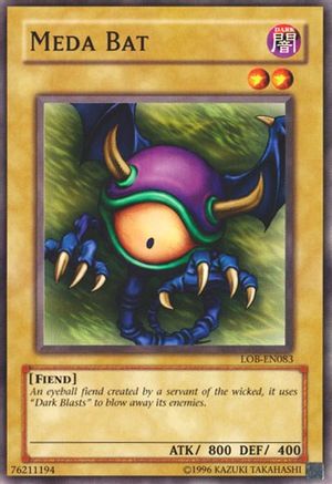 Meda Bat (LOB-EN083) - Legend of Blue Eyes White Dragon (Worldwide English) Unlimited Legend of Blue Eyes White Dragon (Worldwide English) Yugioh Single  Squirtle Squad Card Shop.