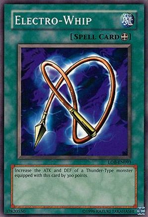 Electro-Whip (LOB-EN093) - Legend of Blue Eyes White Dragon (Worldwide English) Unlimited Legend of Blue Eyes White Dragon (Worldwide English) Yugioh Single  Squirtle Squad Card Shop.