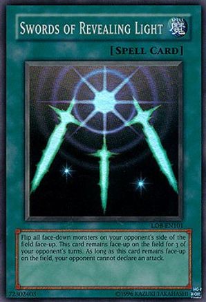 Swords of Revealing Light (LOB-EN101) - Legend of Blue Eyes White Dragon (Worldwide English) Unlimited Legend of Blue Eyes White Dragon (Worldwide English) Yugioh Single  Squirtle Squad Card Shop.