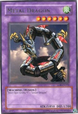 Metal Dragon (LOB-EN102) - Legend of Blue Eyes White Dragon (Worldwide English) Unlimited Legend of Blue Eyes White Dragon (Worldwide English) Yugioh Single  Squirtle Squad Card Shop.