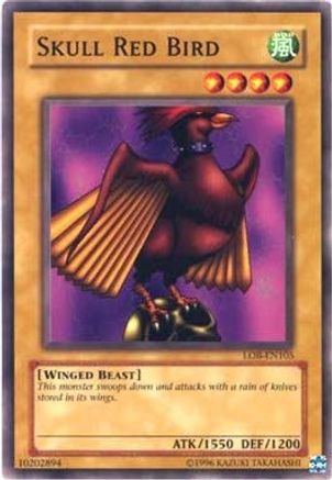Skull Red Bird (LOB-EN105) - Legend of Blue Eyes White Dragon (Worldwide English) Unlimited Legend of Blue Eyes White Dragon (Worldwide English) Yugioh Single  Squirtle Squad Card Shop.