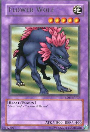 Flower Wolf (LOB-EN107) - Legend of Blue Eyes White Dragon (Worldwide English) Unlimited Legend of Blue Eyes White Dragon (Worldwide English) Yugioh Single  Squirtle Squad Card Shop.
