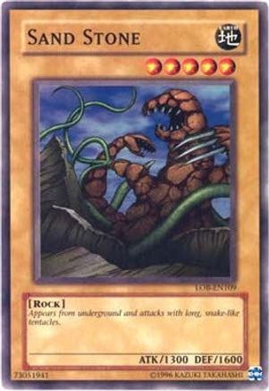 Sand Stone (LOB-EN109) - Legend of Blue Eyes White Dragon (Worldwide English) Unlimited Legend of Blue Eyes White Dragon (Worldwide English) Yugioh Single  Squirtle Squad Card Shop.
