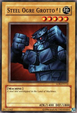 Steel Ogre Grotto #1 (LOB-EN112) - Legend of Blue Eyes White Dragon (Worldwide English) Unlimited Legend of Blue Eyes White Dragon (Worldwide English) Yugioh Single  Squirtle Squad Card Shop.