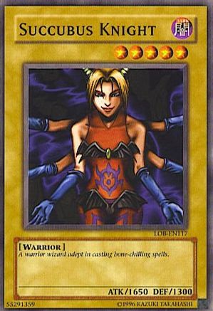 Succubus Knight (LOB-EN117) - Legend of Blue Eyes White Dragon (Worldwide English) Unlimited Legend of Blue Eyes White Dragon (Worldwide English) Yugioh Single  Squirtle Squad Card Shop.