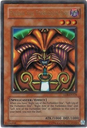 Exodia the Forbidden One (LOB-EN124) - Legend of Blue Eyes White Dragon (Worldwide English) Unlimited Legend of Blue Eyes White Dragon (Worldwide English) Yugioh Single  Squirtle Squad Card Shop.