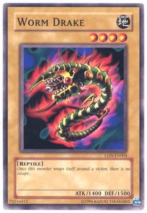 Worm Drake (LON-EN004) - Labyrinth of Nightmare (Worldwide English) Unlimited Labyrinth of Nightmare (Worldwide English) Yugioh Single  Squirtle Squad Card Shop.