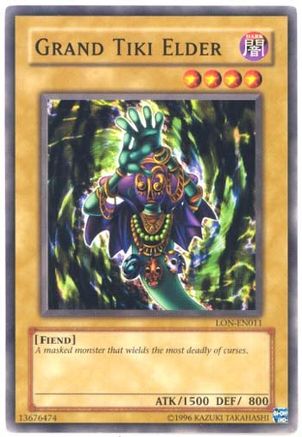 Grand Tiki Elder (LON-EN011) - Labyrinth of Nightmare (Worldwide English) Unlimited Labyrinth of Nightmare (Worldwide English) Yugioh Single  Squirtle Squad Card Shop.