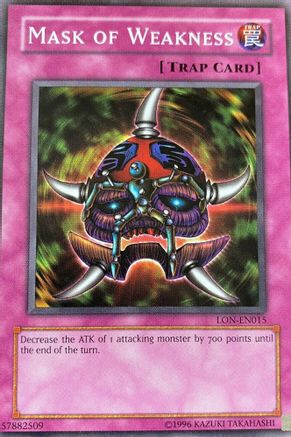 Mask of Weakness (LON-EN015) - Labyrinth of Nightmare (Worldwide English) Unlimited Labyrinth of Nightmare (Worldwide English) Yugioh Single  Squirtle Squad Card Shop.
