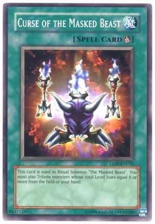 Curse of the Masked Beast (LON-EN016) - Labyrinth of Nightmare (Worldwide English) Unlimited Labyrinth of Nightmare (Worldwide English) Yugioh Single  Squirtle Squad Card Shop.
