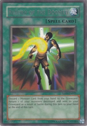 Return of the Doomed (LON-EN021) - Labyrinth of Nightmare (Worldwide English) Unlimited Labyrinth of Nightmare (Worldwide English) Yugioh Single  Squirtle Squad Card Shop.