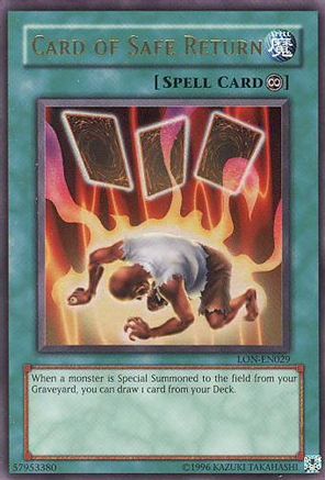 Card of Safe Return (LON-EN029) - Labyrinth of Nightmare (Worldwide English) Unlimited Labyrinth of Nightmare (Worldwide English) Yugioh Single  Squirtle Squad Card Shop.