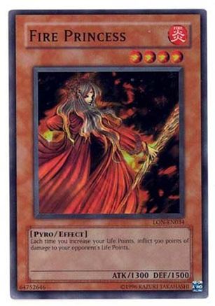 Fire Princess (LON-EN034) - Labyrinth of Nightmare (Worldwide English) Unlimited Labyrinth of Nightmare (Worldwide English) Yugioh Single  Squirtle Squad Card Shop.