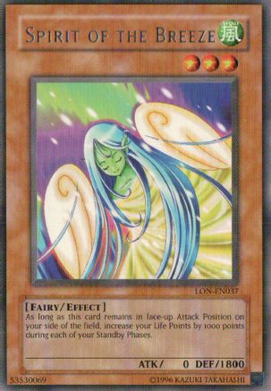 Spirit of the Breeze (LON-EN037) - Labyrinth of Nightmare (Worldwide English) Unlimited Labyrinth of Nightmare (Worldwide English) Yugioh Single  Squirtle Squad Card Shop.