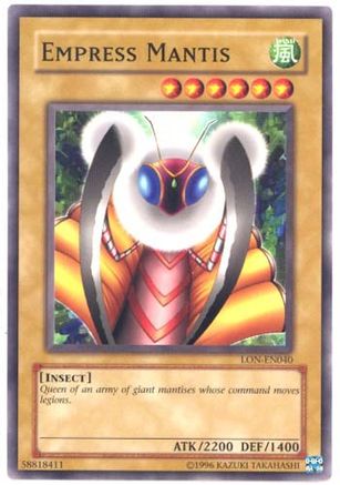 Empress Mantis (LON-EN040) - Labyrinth of Nightmare (Worldwide English) Unlimited Labyrinth of Nightmare (Worldwide English) Yugioh Single  Squirtle Squad Card Shop.